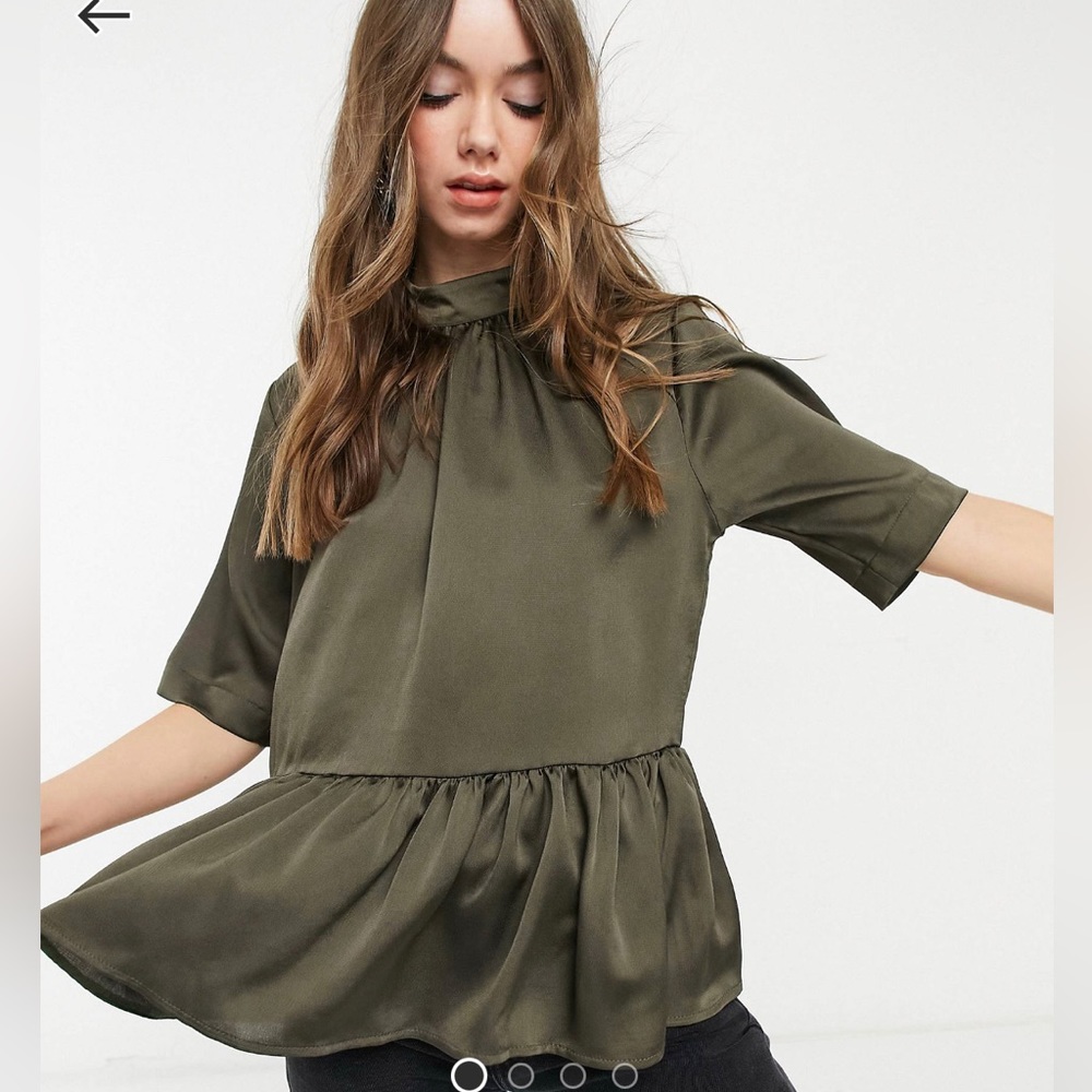 ASOS peplum blouse
